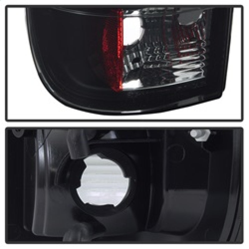 SPYDER 5084248 FITS: 97-03 Ford F150 Stylsd. F250 V3 Lght Bar LED Tail Lights Blk Smk ALT-YD-FF15097V3-LBLED-BSM Tail Lights