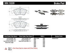Load image into Gallery viewer, Stoptech 309.13220 FITS:StopTech Performance 08-10 Audi A5 / 10 S4 / 09-10 Audi A4 (except Quattro) Front Brake Pads Brake Pads Performance