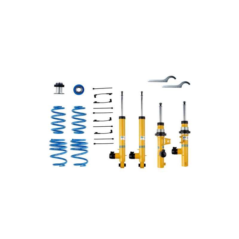 Bilstein 49-255874 FITS: B16 (DampTronic) 2015+ Volkswagen GTI/Golf R Front and Rear Suspension Kit Coilovers