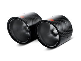 Akrapovic TP-MINR56/57-CA FITS: 07-14 MINI Cooper S (R56) / Cooper S Cabrio (R57) Tail Pipe Set (Carbon) Tips