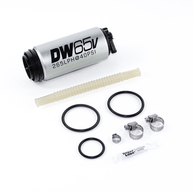 DeatschWerks 9-655-1025 FITS: DW65v Series 265 LPH Compact In-Tank Fuel Pump w/ VW/Audi 1.8T / 3.2 VR6 AWD Set Up Kit Fuel Pumps