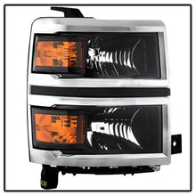 Load image into Gallery viewer, SPYDER 9042447 FITS:xTune 14-15 Chevy Silverado 1500 (New Body) OEM Style Headlights w/Trim Blk (HD-JH-CS14-CC-BK) Headlights