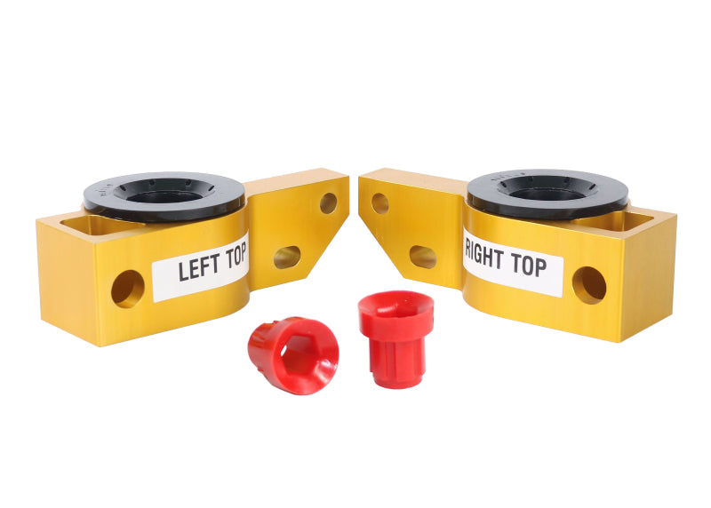 Whiteline KCA316 FITS: VAG MK4/MK5 Front Lower control arm anti-dive caster kit Bushing Kits