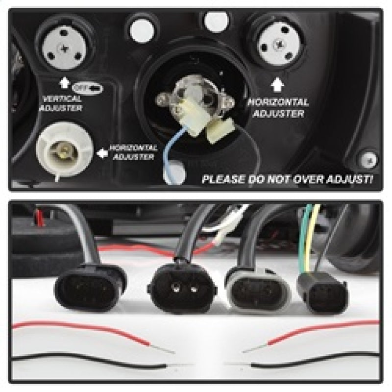 SPYDER 5009104 FITS: BMW Z3 96-02 Projector Headlights LED Halo Smoke High H1 Low H1 PRO-YD-BMWZ396-HL-SM Headlights
