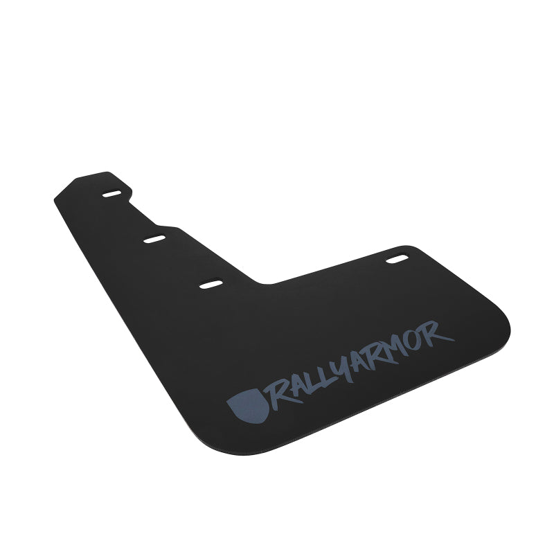 Rally Armor MF32-UR-BLK/GRY-X FITS: 15-21 Subaru WRX/STI Black Mud Flap Grey Altered Font Logo Mud Flaps