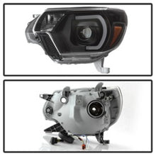 Load image into Gallery viewer, SPYDER 9037542 FITS:xTune Toyota Tacoma 12-15 Headlights Light Bar DRL Black PRO-JH-TTA12-LBDRL-BK Headlights