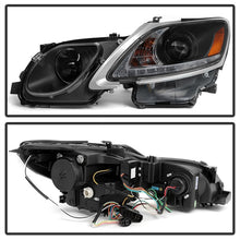Load image into Gallery viewer, SPYDER 5082800 FITS: Lexus GS 300 / 350 / 450 06-11 Headlights HID Model Only Black PRO-YD-LG06-HID-DRL-BK Headlights