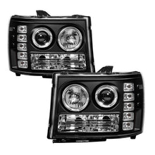 Load image into Gallery viewer, SPYDER 5010605 FITS: GMC Sierra 1500/GMC Sierra Denali 08-13 Projector LED Halo- LED Blk PRO-YD-GS07-HL-BK Headlights