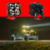 XK Glow Spot Beam Offroad Cube Light 2pc 5in