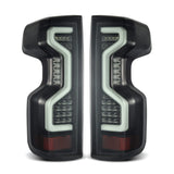 AlphaRex 620070 FITS: 19-23 Chevrolet Silverado 1500/2500HD/3500HD PRO-Series LED Tail Lights Jet Black Tail Lights