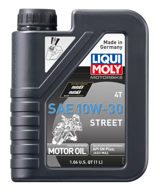 LIQUI MOLY 20418 FITS: 1L Motorbike 4T SAE 10W30 Street Motor Oils