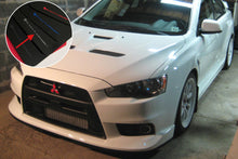 Load image into Gallery viewer, Rally Armor MF10-UR-BLK/SIL FITS: 08-17 Mitsubishi EVO X Black UR Mud Flap w/ Silver Logo Mud Flaps