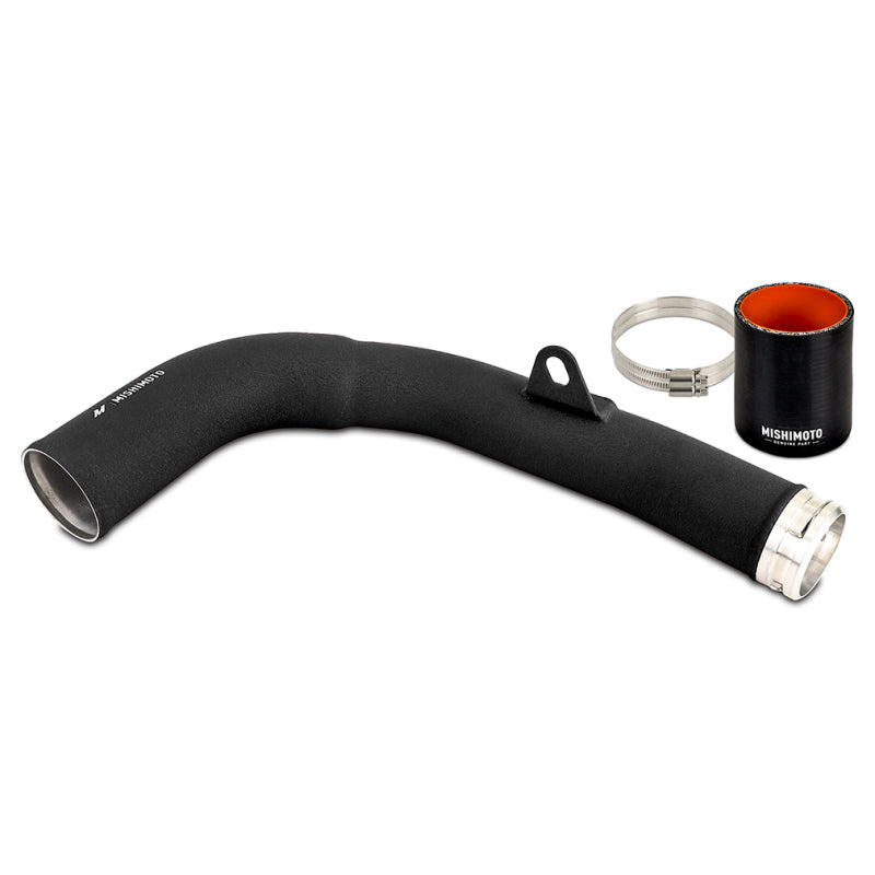 Mishimoto MMICP-WRX-22MWBK FITS: Intercooler Pipe Kits FITS: 2022+ Subaru WRX Charge Pipe Micro Wrinkle Black Intercooler Pipe Kits