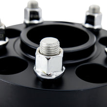 Load image into Gallery viewer, Mishimoto MMWS-008-250BK FITS: Wheel Spacers 5x100 56.1 25 M12 Black Wheel Spacers &amp; Adapters