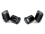 Akrapovic TP-CT/5 FITS: 11-12 BMW 1 Series M Coupe (E82) Tail Pipe Set (Carbon) Tips