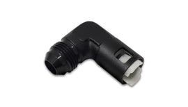 Vibrant 16922 FITS: 90 Degree Aluminum AN to Female Quick Connect -8AN 0.375in Hose Size Aluminum Tubing