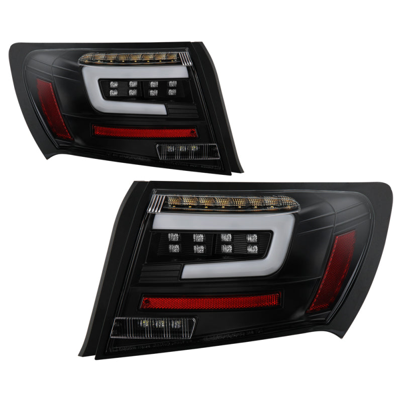SPYDER 5087966 FITS: 08-11 Subaru Impreza WRX 4DR LED Tail Lights Black ALT-YD-SI084D-LED-BK Tail Lights