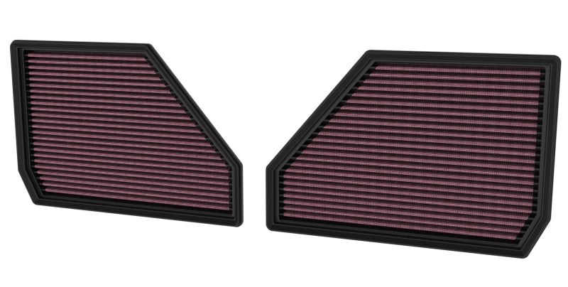 K&N Engineering 33-5144 FITS:K&N 25+ BMW X5 M V8-4.4L High-Flow Replacement Air Filter Air Filters Drop In