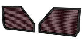 K&N Engineering 33-5144 FITS:K&N 25+ BMW X5 M V8-4.4L High-Flow Replacement Air Filter Air Filters Drop In