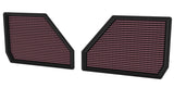 K&N Engineering 33-5144 FITS:K&N 25+ BMW X5 M V8-4.4L High-Flow Replacement Air Filter Air Filters Drop In