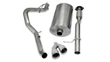 CORSA Performance 14914 FITS: 2009-2013 Chevrolet Suburban 1500 5.3L V8 Polished Sport Cat-Back Exhaust Catback