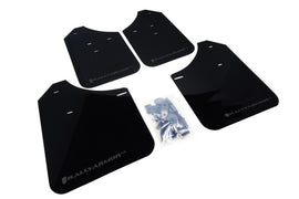 Rally Armor MF1-UR-BLK/GRY FITS: 02-07 Subaru WRX/STI/RS/2.5i (Wagons Req. Mod.) Black UR Mud Flap w/Grey Logo Mud Flaps