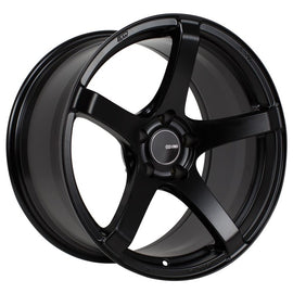 Enkei 476-885-8045BK FITS: Kojin 18x8.5 45mm Offset 5x100 Bolt Pattern 72.6mm Bore Dia Matte Black Wheel Wheels Cast