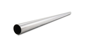 Vibrant 13390 FITS: 2.50in OD 304 Stainless Steel Brushed Straight Tubing Steel Tubing