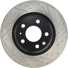 Load image into Gallery viewer, Stoptech 127.33127L FITS:StopTech Power Slot 09-10 Audi A4/A4 Quattro / 08-10 A5 / 10 S4 Rear Left Drilled &amp; Slotted Rotor Brake Rotors Slot &amp; Drilled