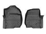 WeatherTech 2017+ F-250/F-350/F-45-/F-550 Vinyl Front FloorLiner - Black (Super Cab-Suber Crew) FITS: Ford - WET4410511V