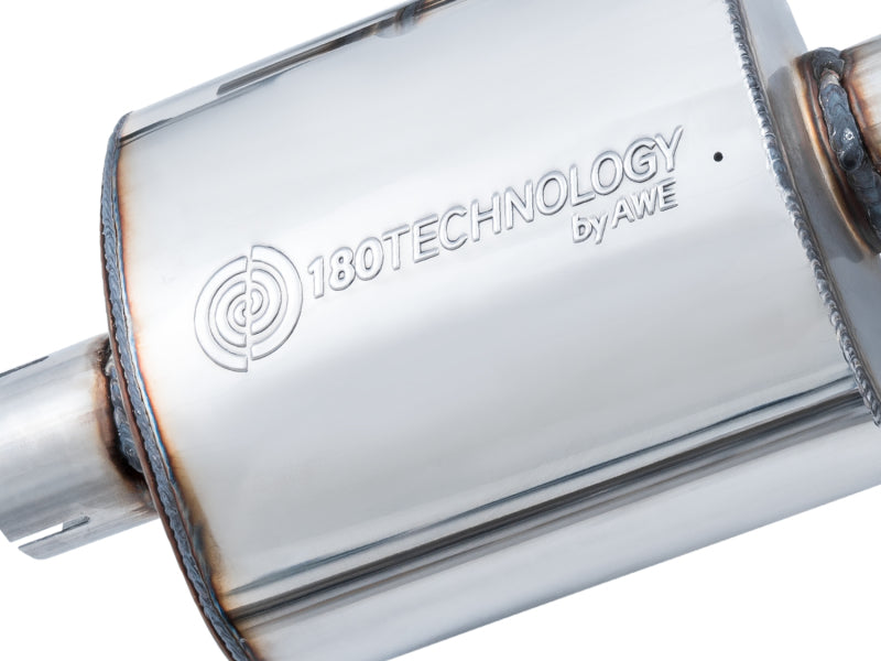 AWE Tuning 3015-33078 FITS: Audi B9 A4 Touring Edition Exhaust Dual Outlet Diamond Black Tips (Includes DP) Catback