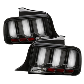 SPYDER 5086693 FITS: 05-09 Ford Mustang (White Light Bar) LED Tail Lights Black ALT-YD-FM05V3-LED-BK Tail Lights