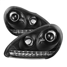 Load image into Gallery viewer, SPYDER 5080967 FITS: Porsche Cayenne 03-06 Projector Xenon/HID Model- DRL LED Blk PRO-YD-PCAY03-HID-DRL-BK Headlights