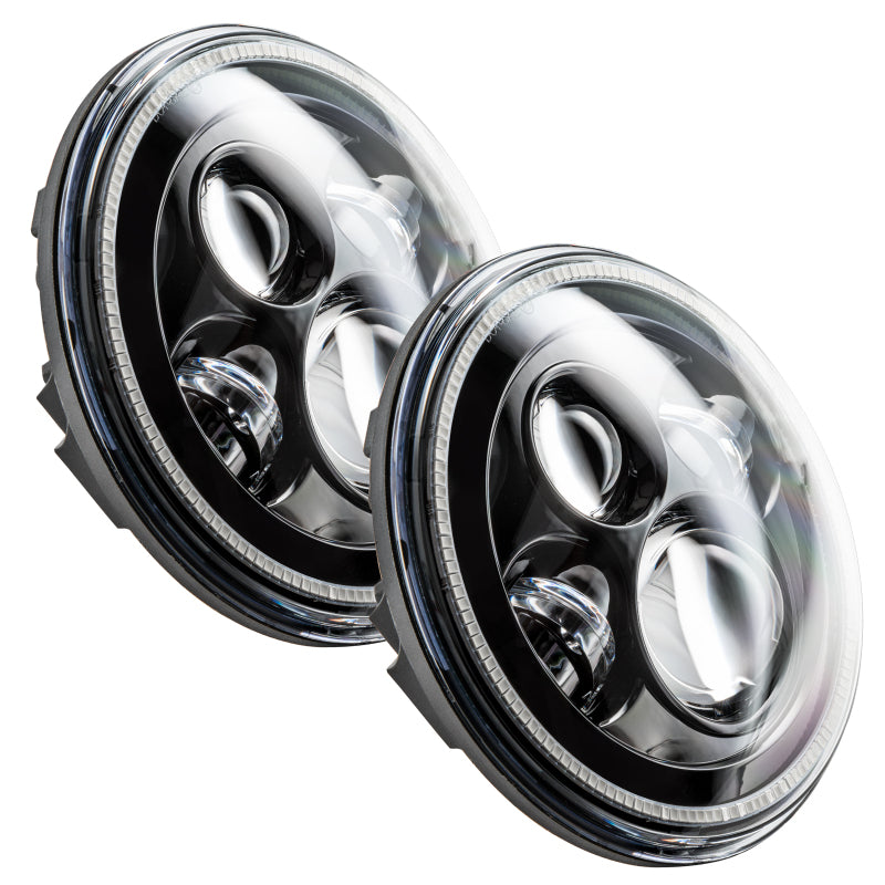 ORACLE Lighting 5769-504 FITS:Oracle 7in High Powered LED Headlights NO HALO Black Bezel Headlights