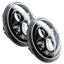 Load image into Gallery viewer, ORACLE Lighting 5769-504 FITS:Oracle 7in High Powered LED Headlights NO HALO Black Bezel Headlights