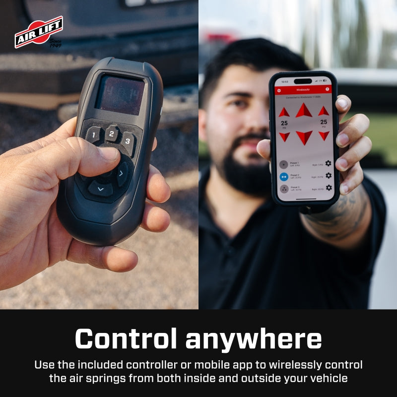 Air Lift 74000EZ FITS: Wireless Air Control System V2 w/EZ Mount Suspension Controllers