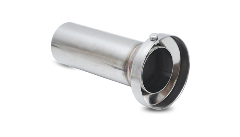Vibrant 1184 FITS: 3.90in OD Low Inner Silencer Muffw/ 3.90in ID Single Wall Exh Tip2.5in OD Tuning Tube Muffler