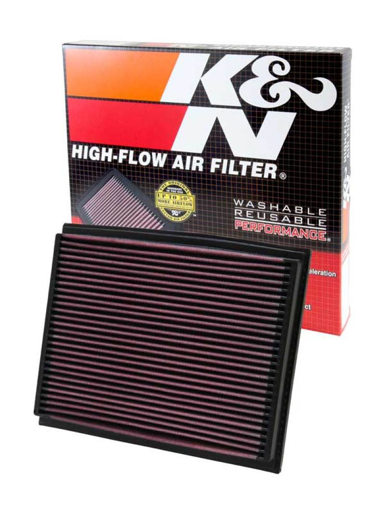 K&N Engineering 33-2209 FITS:K&N 01-09 Audi A4/RS4/S4 Drop In Air Filter Air Filters Drop In