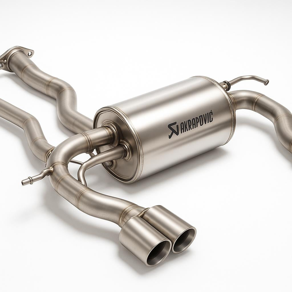Akrapovic titanium catback exhaust Mini Cooper
