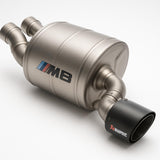 Akrapovic M-BM/T/8H-C FITS: 14-17 BMW M3 (F80) Slip-On Line (Titanium) w/ Carbon Tips Muffler