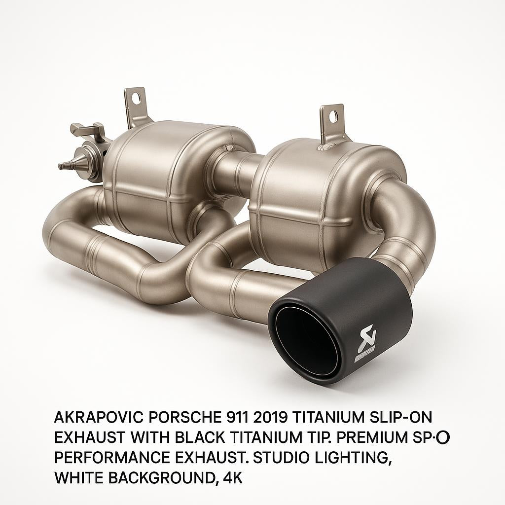Akrapovic Porsche 911 2019 exhaust black tip