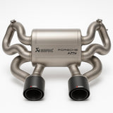 Akrapovic S-PO/TI/8-RS FITS: 2018 Porsche 911 GT3 RS (991.2) Slip-On Race Line (Titanium) w/Titanium Tips Muffler
