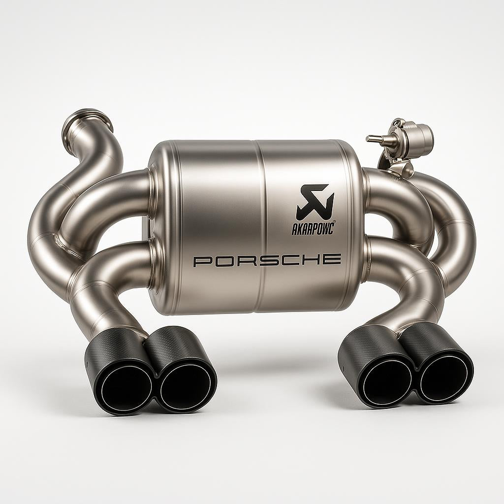 Akrapovic Porsche titanium slip-on exhaust
