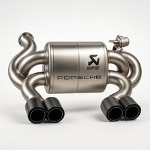Load image into Gallery viewer, Akrapovic Porsche titanium slip-on exhaust
