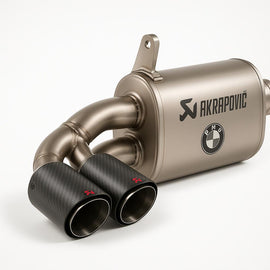 Akrapovic titanium exhaust muffler for BMW