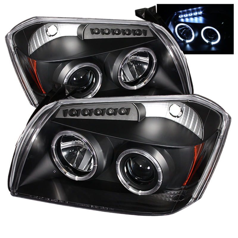 SPYDER 5009876 FITS: Dodge Magnum 05-07 Projector Headlights LED Halo LED Blk (Not Included) PRO-YD-DMAG05-LED-BK Headlights