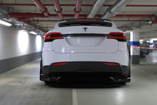 Load image into Gallery viewer, Rally Armor MF102-UR-BLK/MBK FITS: 22-26 Tesla Model X Black UR Mud Flap Metallic Black Logo Mud Flaps