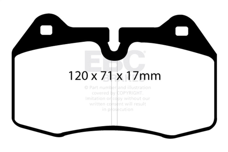 EBC DP41032R FITS: 94-99 BMW M5 3.8 (E34) Yellowstuff Front Brake Pads Brake Pads Performance