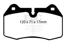Load image into Gallery viewer, EBC DP41032R FITS: 94-99 BMW M5 3.8 (E34) Yellowstuff Front Brake Pads Brake Pads Performance