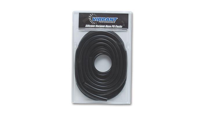 Vibrant 2104 FITS: Silicon vac Hose Pit Kit Blk 5ft- 1/8in 10ft- 5/32in 4ft- 3/16in 4ft- 1/4in 2ft-3/8in Hoses